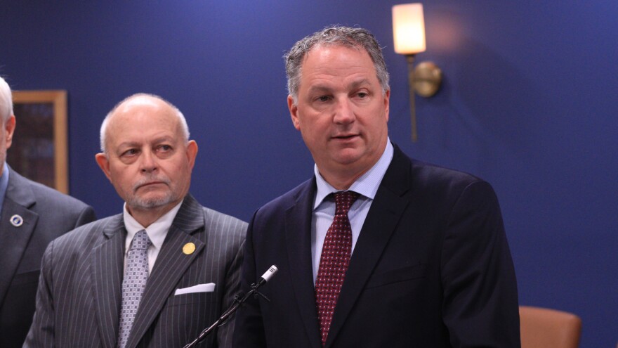 House Speaker Todd Houston (R-Fishers) discusses Republican legislative priorities for the abbreviated 2026 session. Lawmakers are focusing on deregulation around housing and education as well as increasing energy affordability.