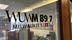 looking into WUWM's offices
