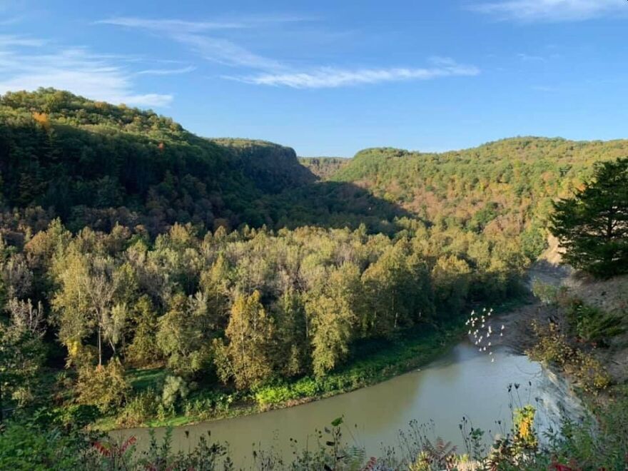 Letchworth State Park, which is located in Livingston and Wyoming counties.