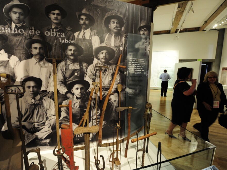 La Plaza is the first museum dedicated to telling the story of Los Angeles' Mexican origins, and recognizing different Mexican-American contributions to the city, such as labor.