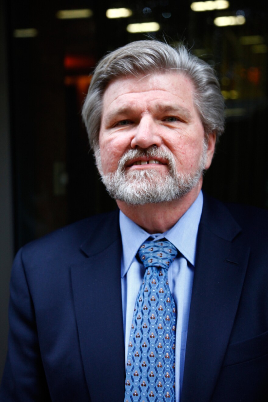 Bob Lynch poses for a portrait outside of the Hilton New York during the 2012 Association of Performing Arts Presenters (APAP) conference on Friday, Jan. 6.