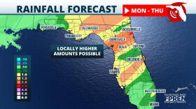 Rainfall forecast next 3 days
