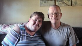 Yvonne Martin and her husband, Steve, at their home in Newburgh, Indiana, a town a few miles east of Evansville.
