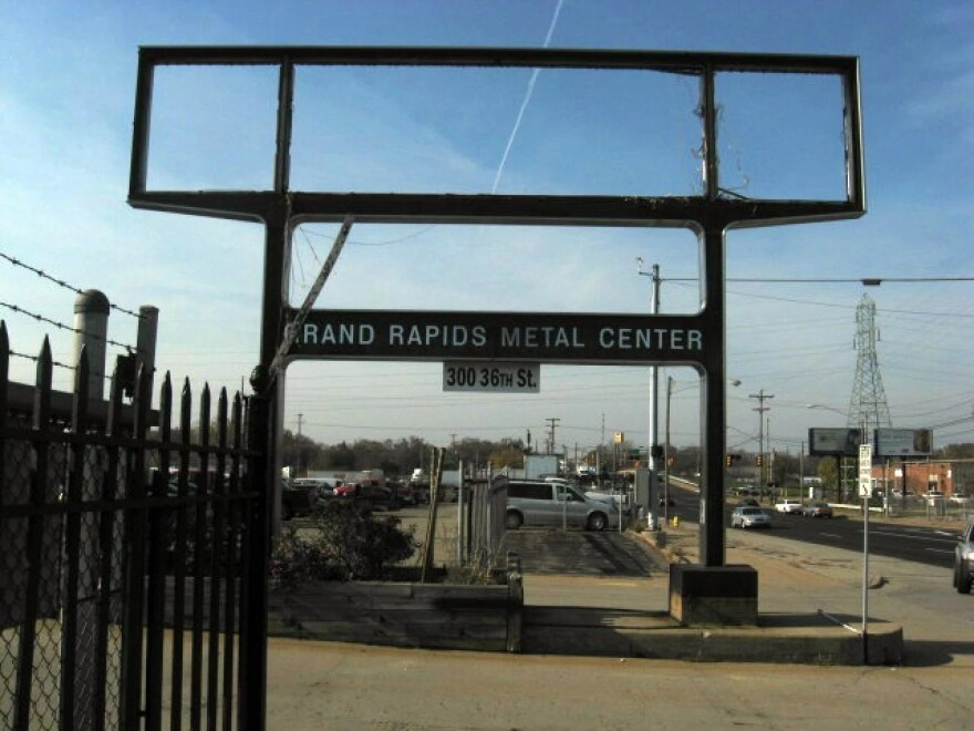 The former GM plant is located near US-131 and 36th street in Wyoming. This is a picture from November 2010, before the plant was demolished.
