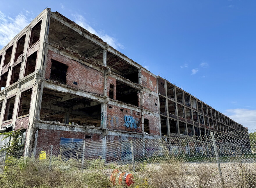 Ruins from Detroit's famous Packard Plant in September, 2026