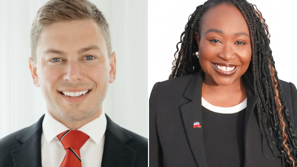 Steven Erbeck and Rosemary Oglesby-Henry.