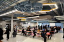 Eugenio María de Hostos Charter School cafeteria. The school year recently started at its new $54 million complex on Joseph Avenue.
