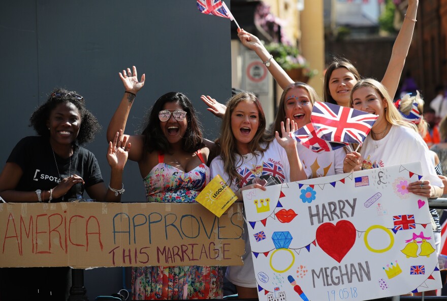 The marriage got not only the formal approval of the queen but also the less-formal approval of America, delivered by fans in Windsor.