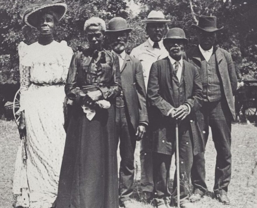The holiday Juneteenth comes from the announcement of the aboilition of slavery in Galveston, Texas in 1865.