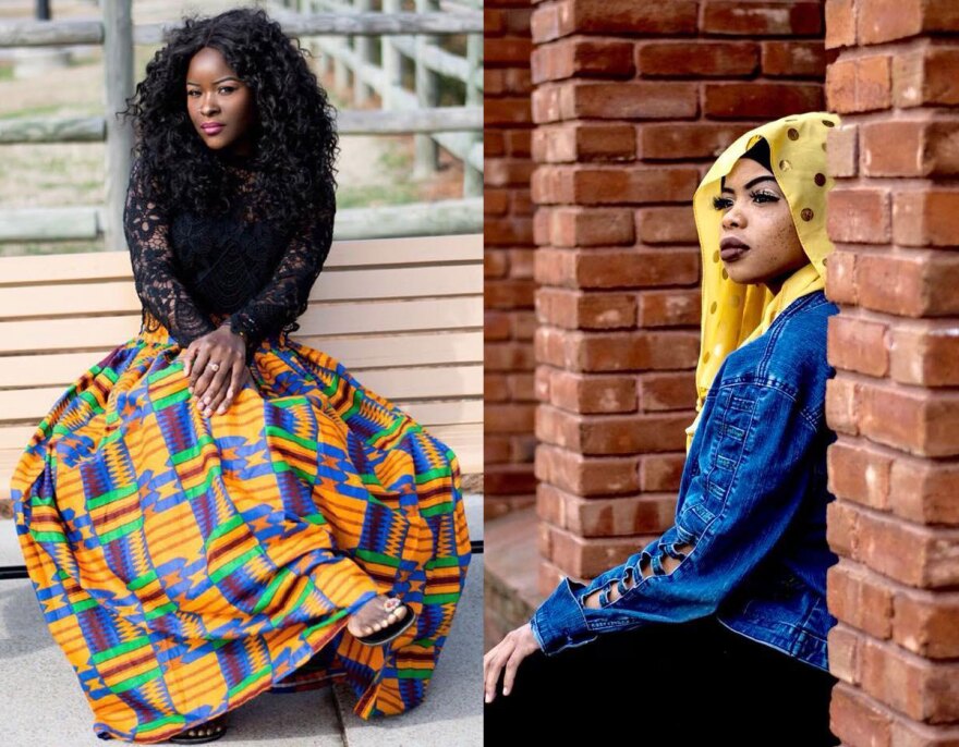 Winnie Aluoch, 27, left, and Amina Hassan, 20, are the two contestants from Tennessee competing for the title of Miss Kenya USA this week.