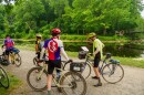 Bikers average 50 miles a day on their 400 mile journey.