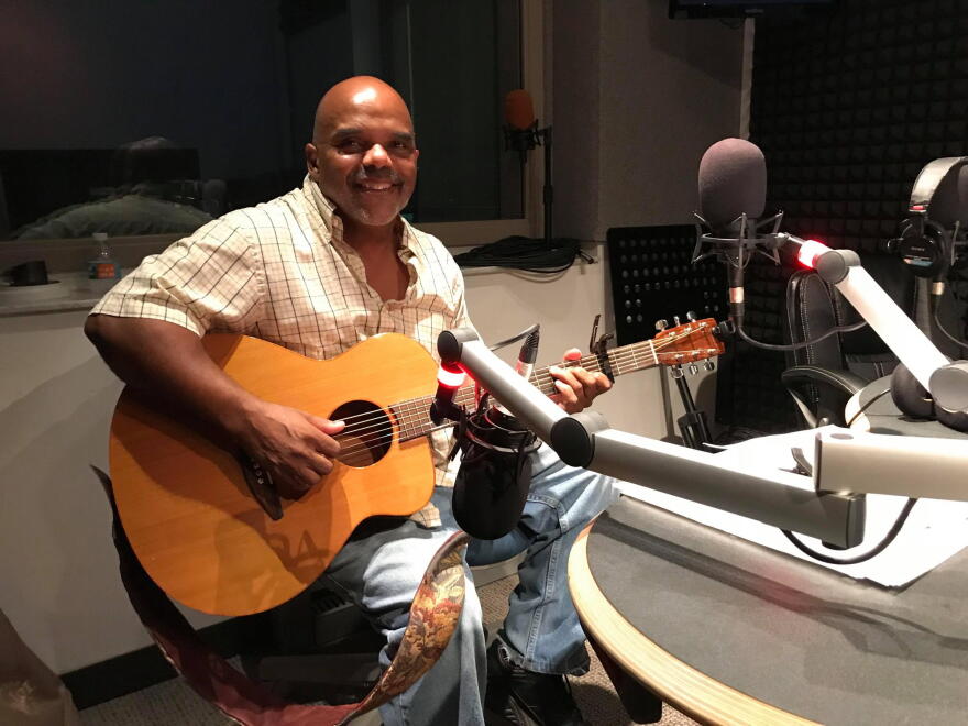 Bill Metts in the WGCU-FM Studios