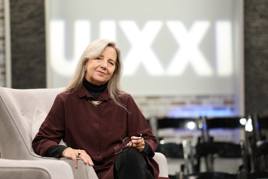 Susan Rogers, WXXI Public Media executive vice president and general manager, at the station on Wednesday, Sept. 24, 2025. Rogers is retiring on Sept. 29, 2025.