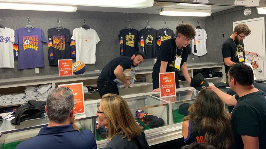 Phoenix Suns NBA Finals merchandise