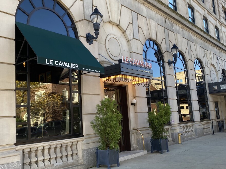 La Cavalier restaurant at the Hotel Du Pont in Wilmington