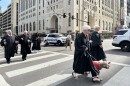 Former Chief Justice Maureen O'Connor (left) and Justice Michael Donnelly (right) in Columbus in July 2026.