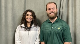 Bana Sulieman, a student in The SMILE Fund - with Hunter Carroll