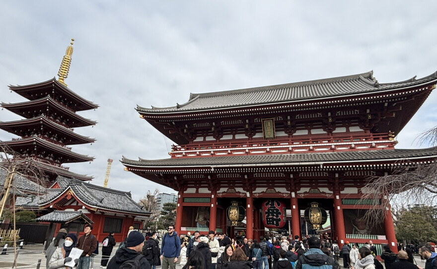 Sensoji Temple - a Buddhist temple in Tokyo.