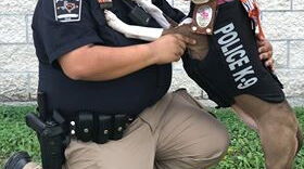 Officer Dave Contreras and Coco are hoping to win a new Chevy Tahoe.