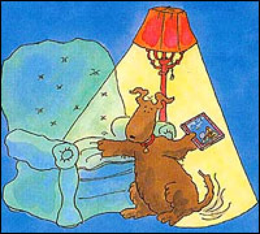 A detail from the cover of 'Three Stories You Can Read to Your Dog.'