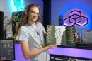 Bern Gallery employee Paddy Donnely shows off the 'CannaTrail Passport' map.