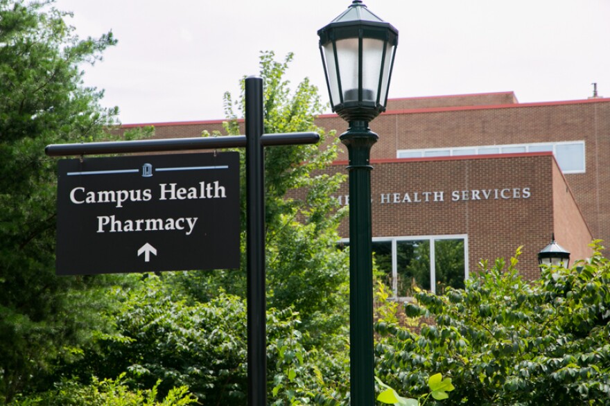 The Campus Health Services building on the campus of UNC- Chapel Hill.