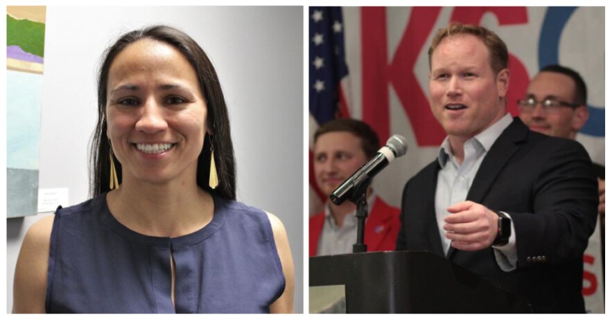 U.S. Reps. Sharice Davids and Steve Watkins officially joined Congress this week and cast votes reflecting their differences, and the split between Republicans and Democrats.