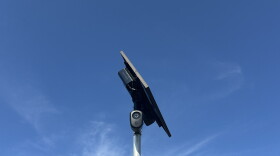 One of the Flock Safety license plate readers located throughout the town.