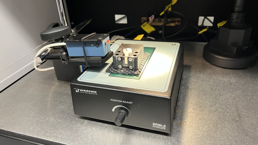Still in the proof-of-concept stage, researchers at the University of Massachusetts Amherst have been developing a smaller, cheaper way of detecting certain levels of PFAS in samples - potentially paving the way for small-scale testing devices that could one day be portable, compared to the far larger, more expensive equipment used by labs that can afford them.