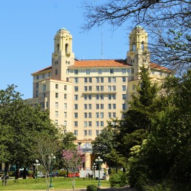 The historic Arlington Hotel and Spa in downtown Hot Springs, Arkansas