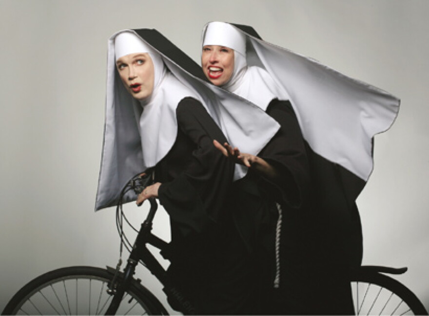 The great Charles Busch off-Broadway in The Divine Sister, with Julie Halston