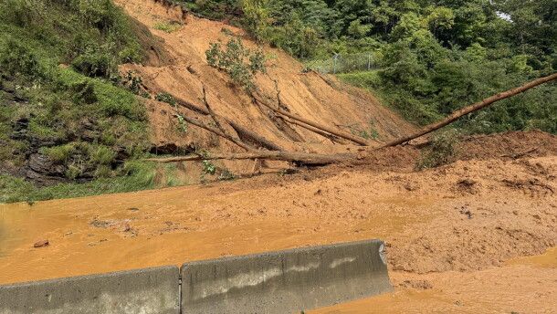 A mudslide