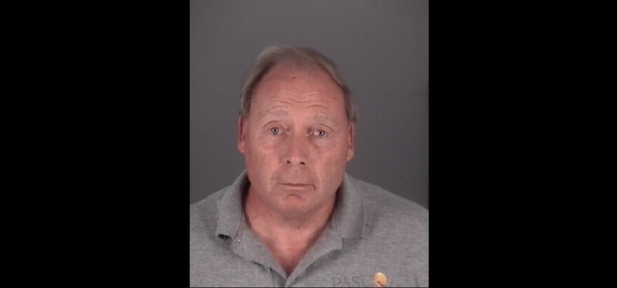 Mug shot of Port Richey vice mayor Terance Rowe, who was arrested Wednesday on obstruction charges.