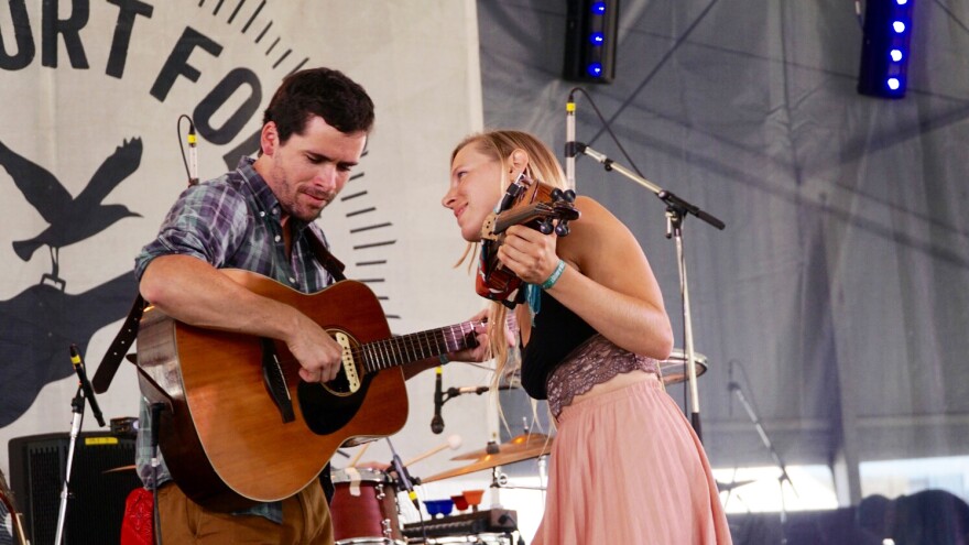 River Whyless performs at the 2016 Newport Folk Festival.