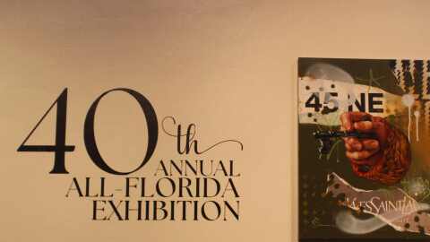 Marquee for 40th Annual All Florida Exhibition