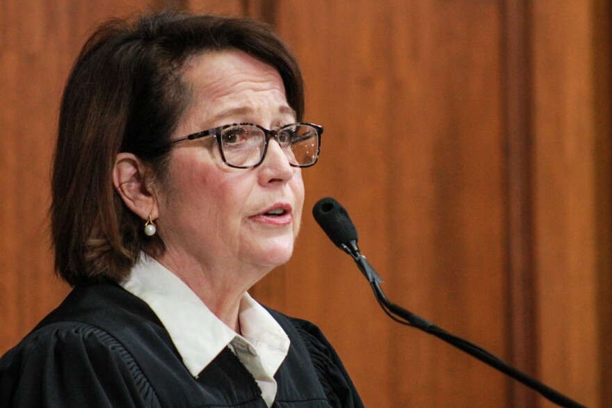 In her State of the Judiciary address on Jan. 29. 2025, Indiana Chief Justice Loretta Rush said more cases were filed in state trial courts last year than in all federal courts in the country combined.