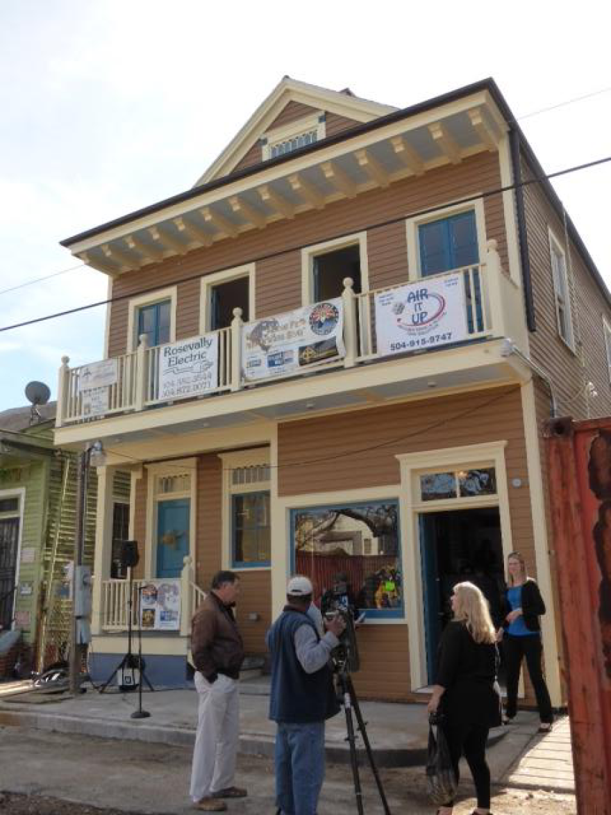 Professor Longhair's home on Terpsichore Street in New Orleans