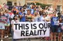 March For Our Lives co-founder David Hogg speaks at a gun safety rally following a fatal shooting earlier in the week on the University of North Carolina at Chapel Hill campus, Wednesday, Aug. 30, 2023, in Chapel Hill, N.C. (AP Photo/Hannah Schoenbaum)