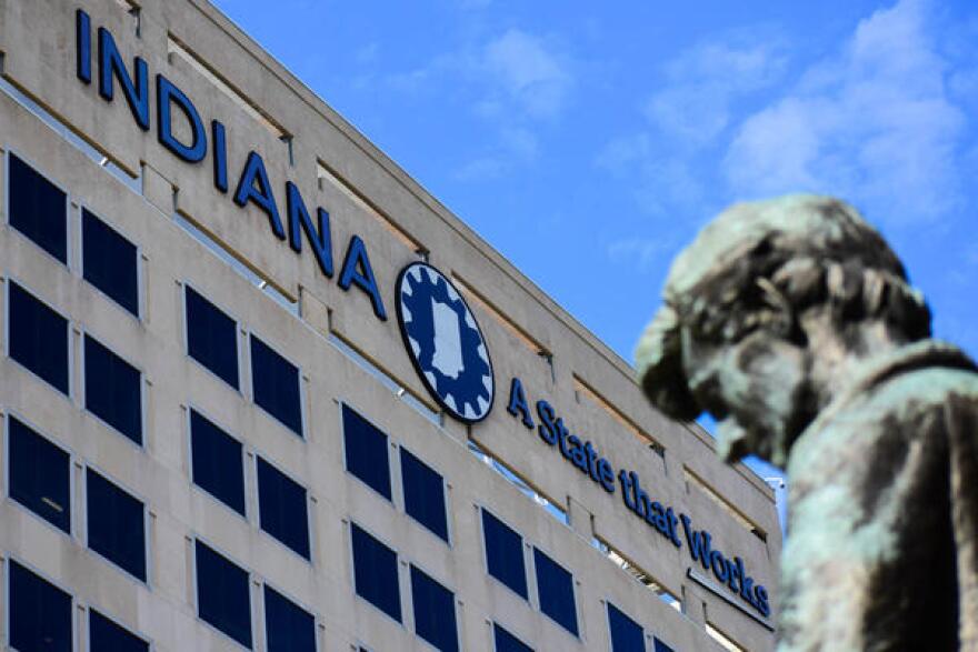 Indiana government offices in Indianapolis. (Justin Hicks/IPB News)