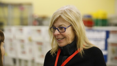 Janice Park at the Anchorage Election Center shortly after a recount affirmed her win in the race to represent Midtown Anchorage on the Assembly on April 24, 2026.