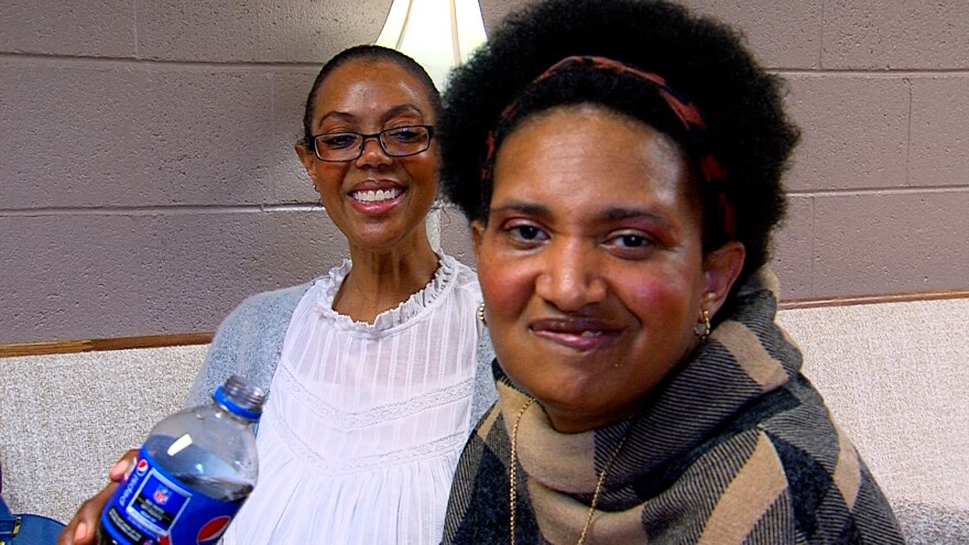 Rita Hicks (left) missed her sister Renee Horn’s 50th birthday because of the pandemic.