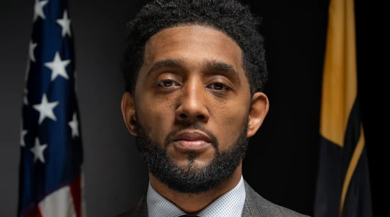 Baltimore City Mayor Brandon Scott, a Democrat who previously served on the Baltimore City Council, took office in December, 2020.