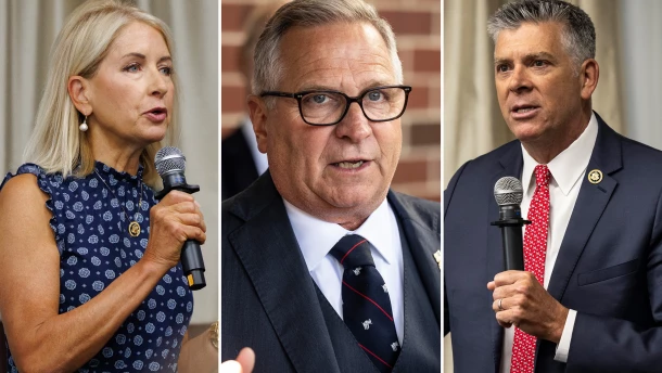 U.S. Reps. Mary Miller, Mike Bost and Darin LaHood, the three GOP members of Illinois’ congressional delegation, want President Donald Trump to deny a presidential pardon for convicted former Illinois House Speaker Mike Madigan.