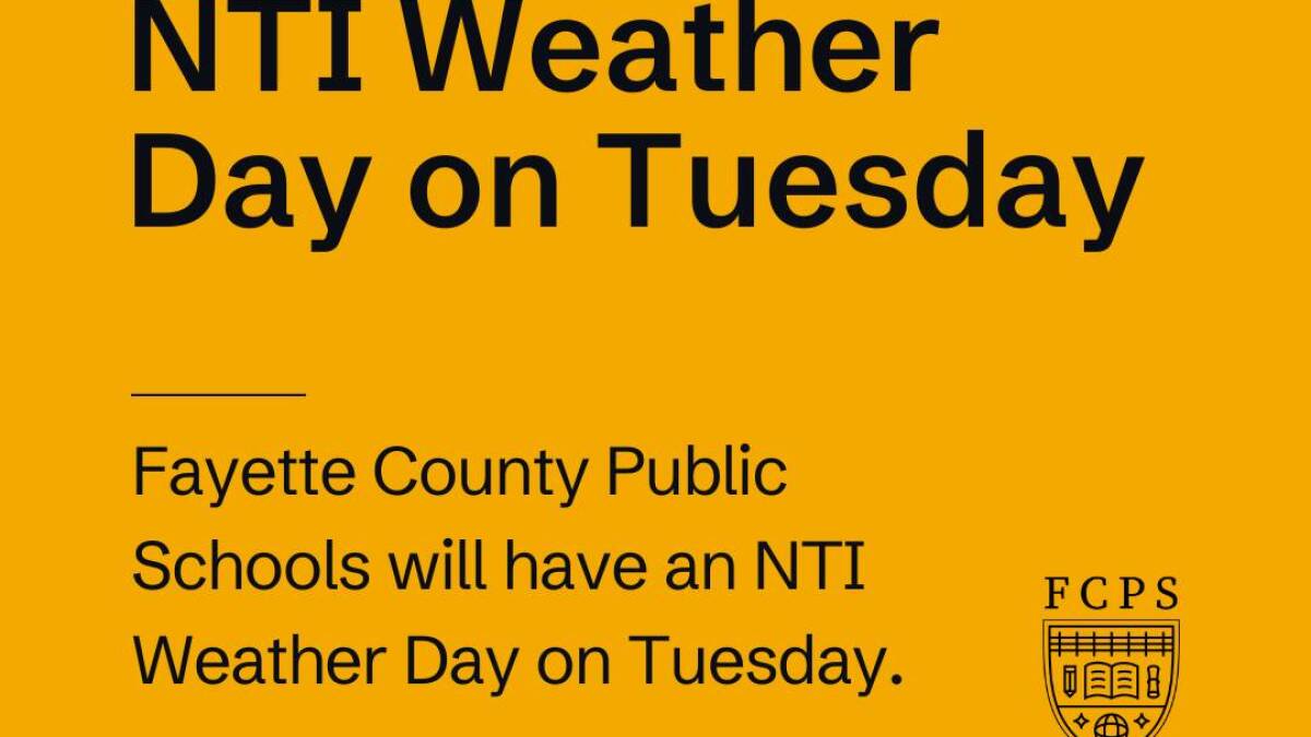 FCPS cancels all Monday activities, NTI day Tuesday