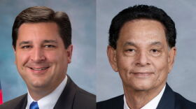 From left: Republican Congressman for North Carolina's 7th District David Rouzer; North Carolina State Representative Charles Graham.