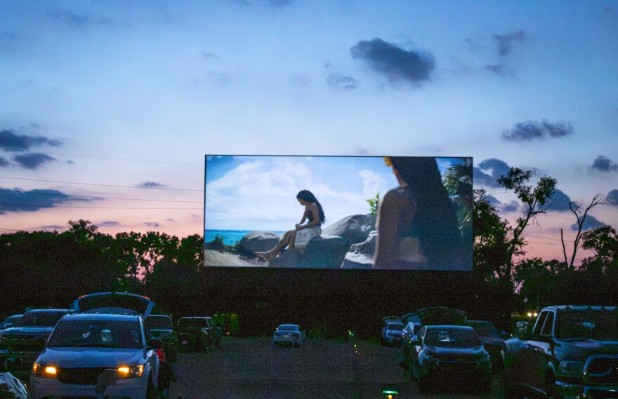The Starlite Drive-In Theater in Wichita shows "Moana" for the first part of their weekend double feature. Owner Blake Smith said the drive-in business is getting tougher for operators.