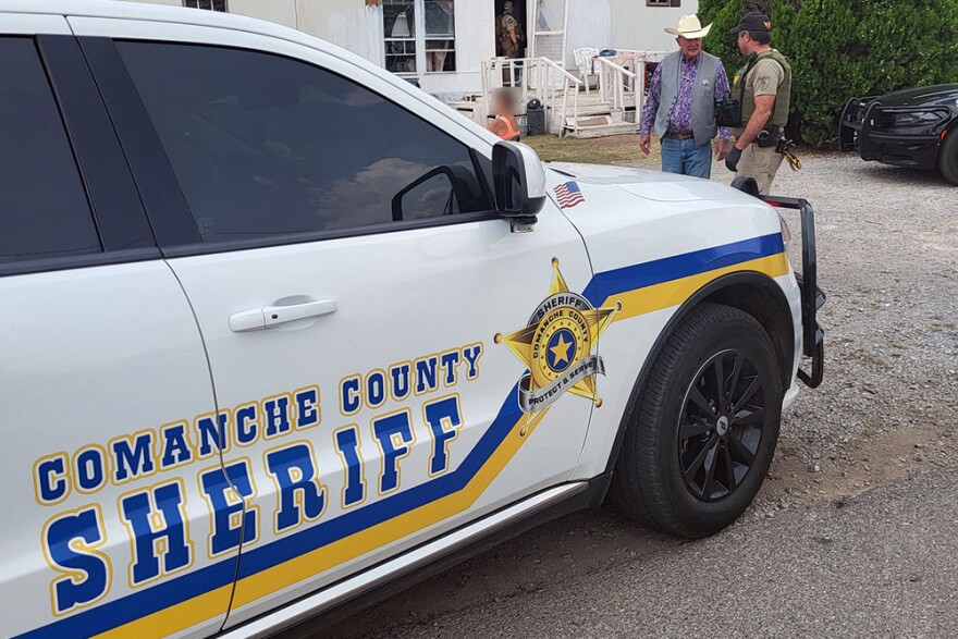 A Comanche County Sheriff car