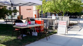 Testing site on the Quad