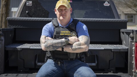 Sheriff Eric Kirsch of Wabaunsee County strives for community trust through relatability.