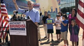 Assemblyman Anthony Brindisi (D-Utica) is running to unseat freshman Rep. Claudia Tenney (R-New Hartford) in the 22nd Congressional District. PAYNE HORNING / WRVO NEWS